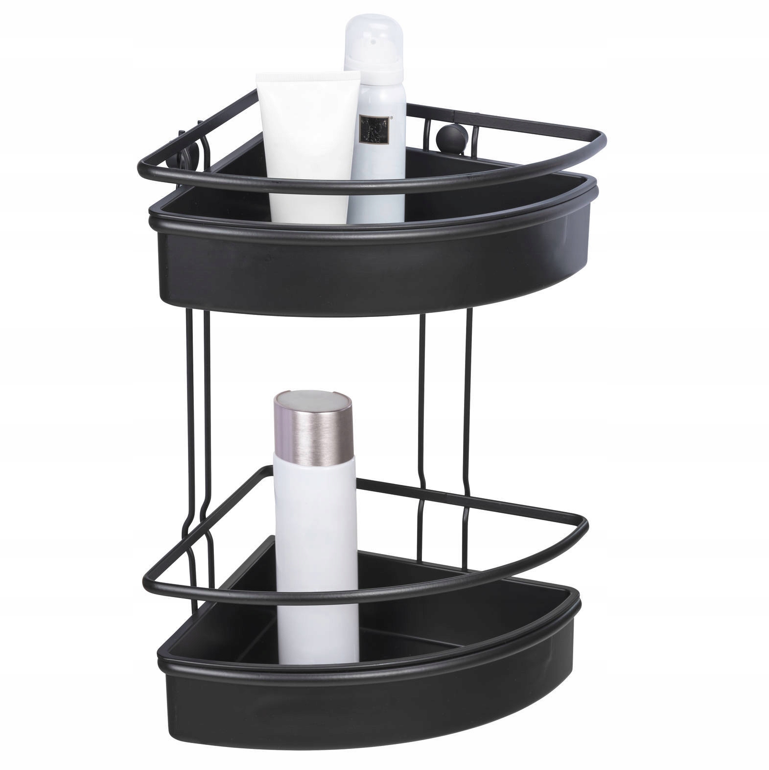 Narożna półka łazienkowa MOLINELLA, 2 poziomy WENKO – Idealne rozwiązanie do Twojej łazienki