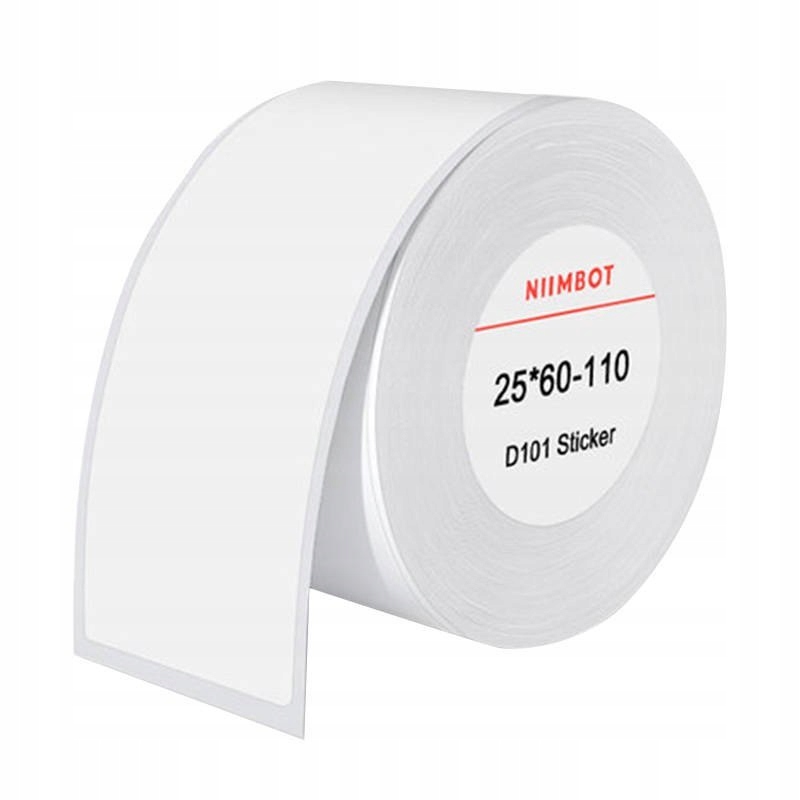 Etykiety Termiczne Niimbot 25x60 mm – Idealne do Twojej drukarki