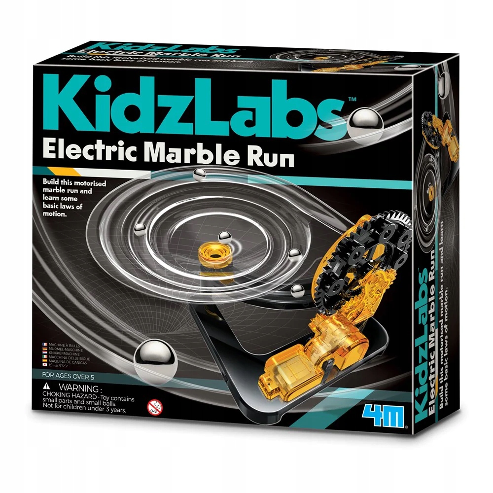 Zestaw Kidzlabs Elektryczny tor dla kulek – Interaktywna zabawa i nauka