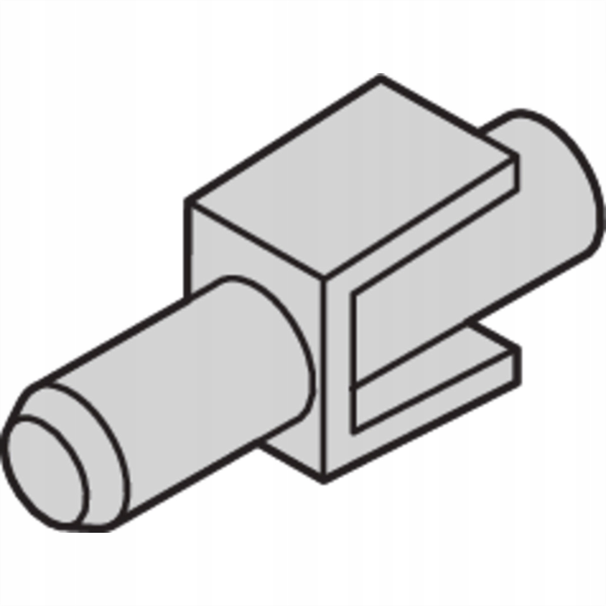 Klip mocujący SCHROFF do statycznego uchwytu z tworzywa sztucznego – Niezawodne rozwiązanie montażowe