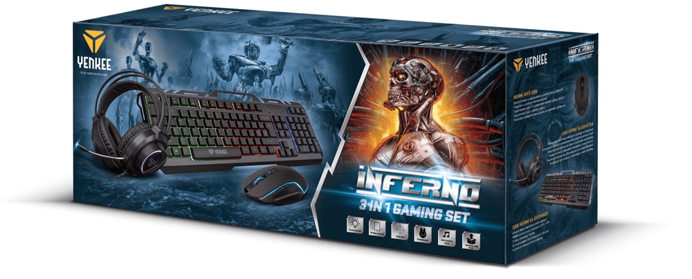 Mysz gamingowa z czułością do 3200 DPI i 7 trybami podświetlenia