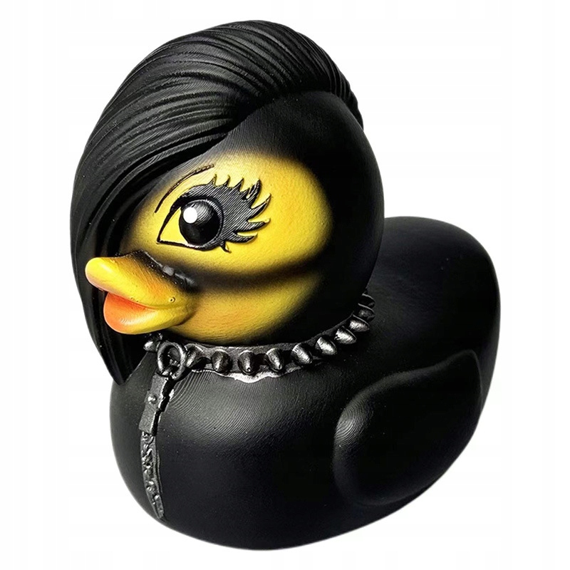 Kaczka KĄPIELOWA GOTHIC duck HEAVY METAL Bondage GIRL – Wyjątkowy gadżet do kąpieli