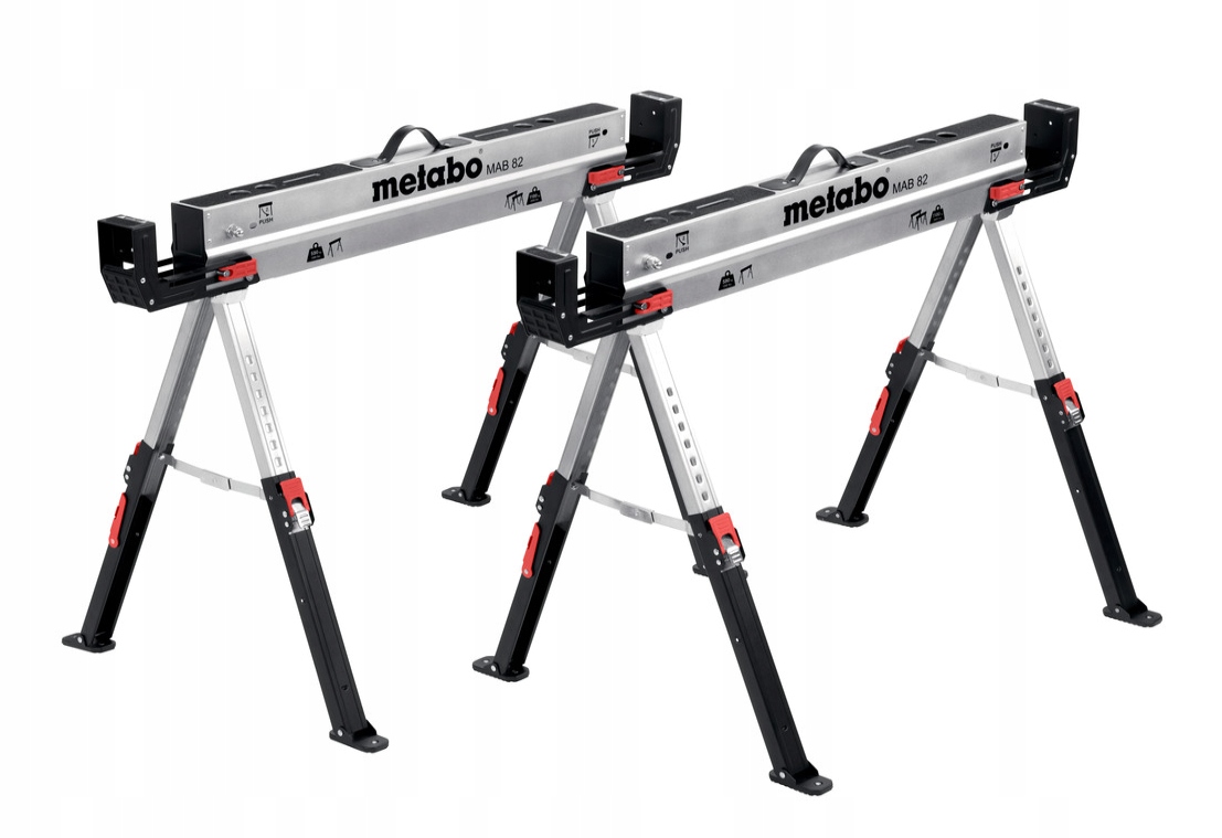 Zestaw Kozłów Roboczych Metabo MAB 82 – Stabilność i wytrzymałość w każdym projekcie