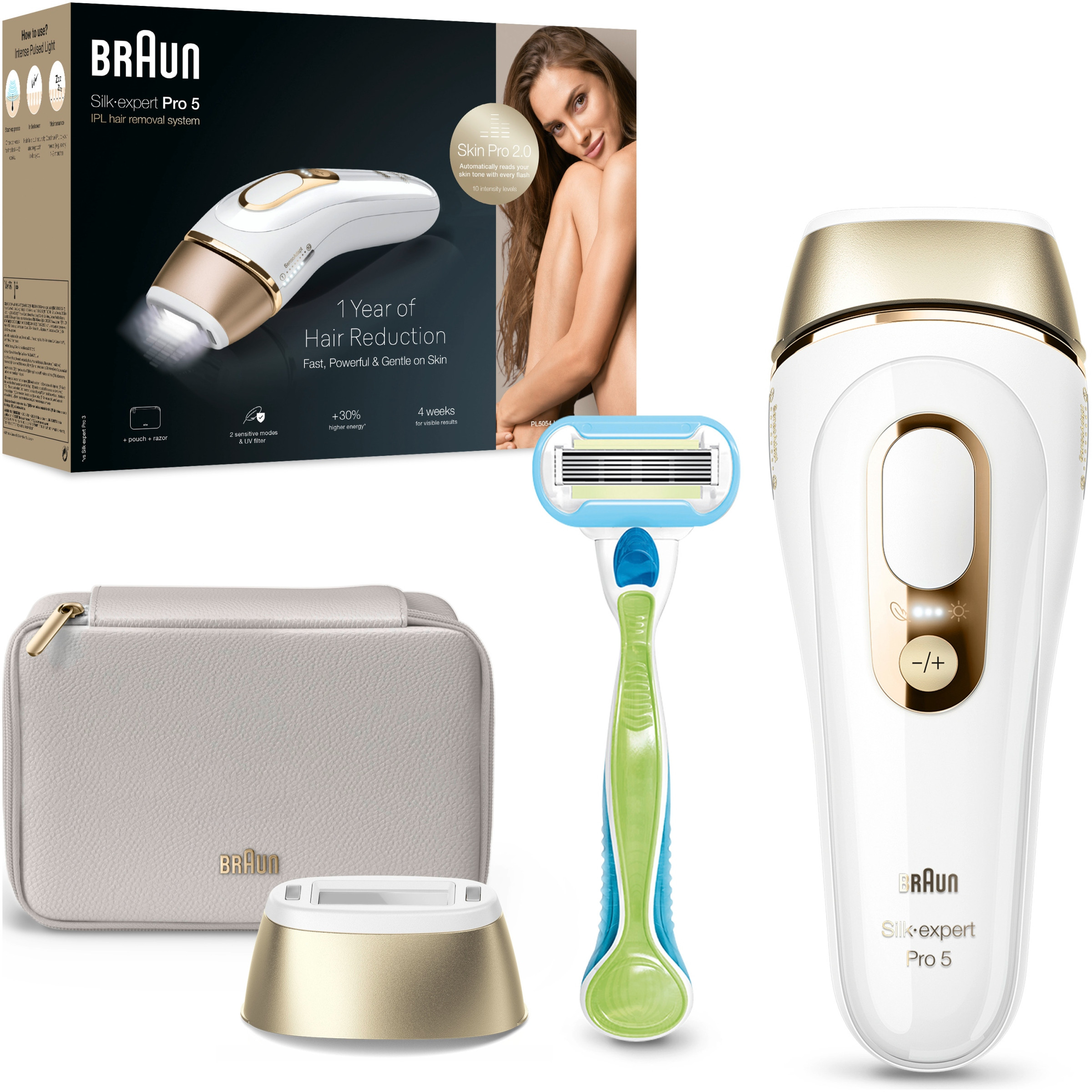 Czujnik SkinPro 2.0 – Automatyczne dostosowanie do odcienia skóry