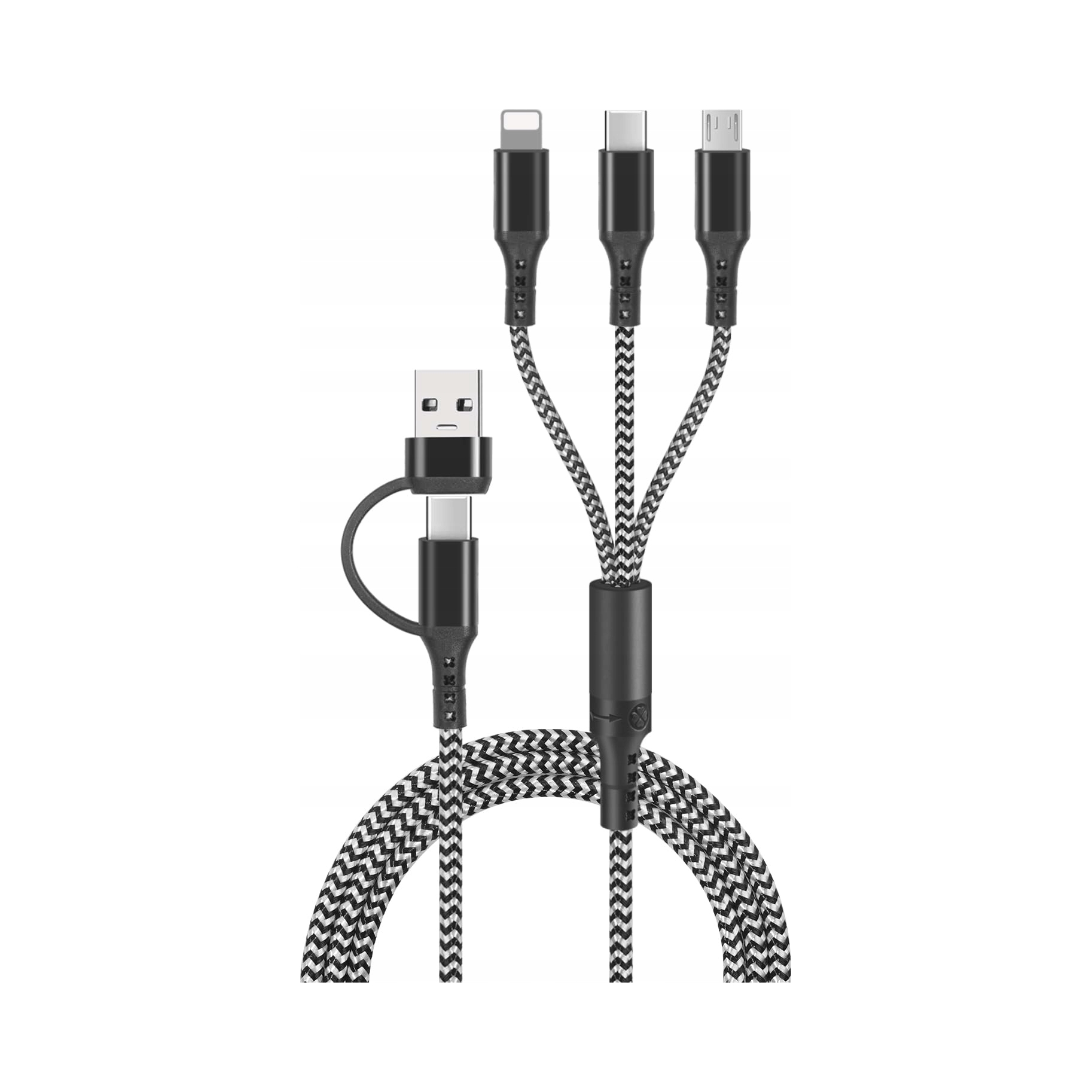 KABEL USB 4w1 SUPERIOR USB-LIGHTING/USB-C/microUSB - Wydajność i wszechstronność w jednym