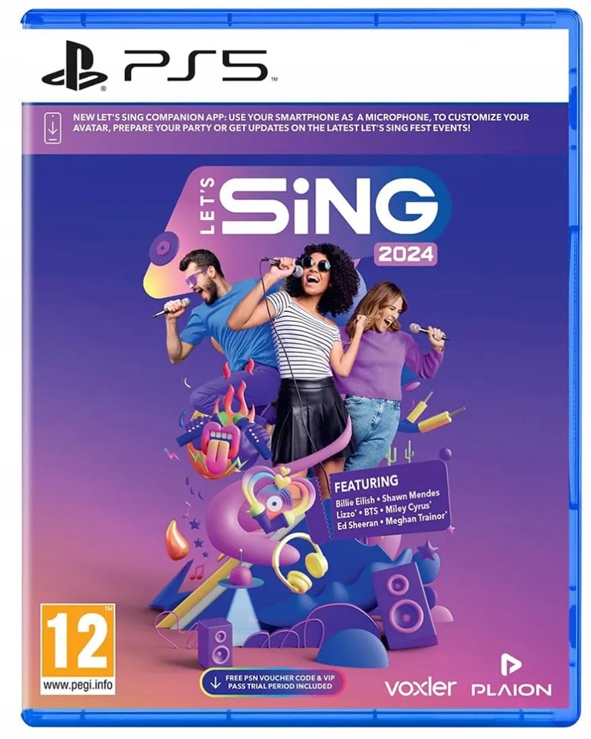 Gra PlayStation 5 Let's Sing 2024 – Karaoke w Twoim domu