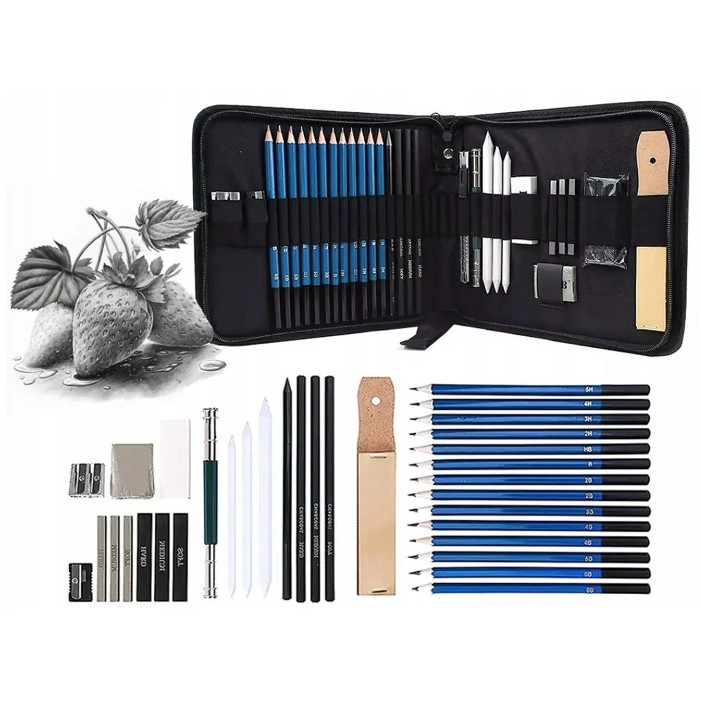Zestaw do Szkicowania Rysowania Profesjonalny 32w1 – Idealny dla Artystów