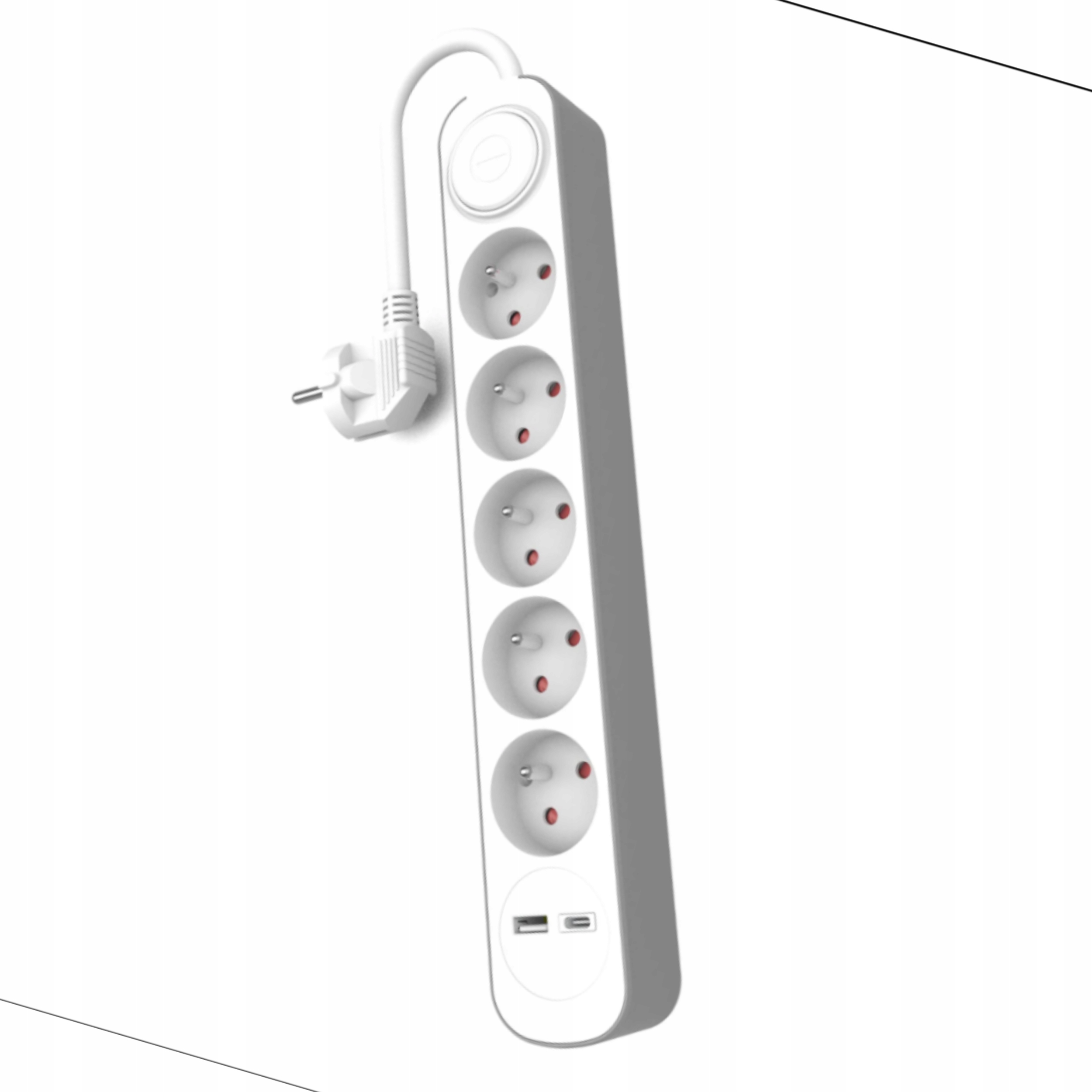 Wbudowane gniazda USB A i USB C – Łatwe ładowanie