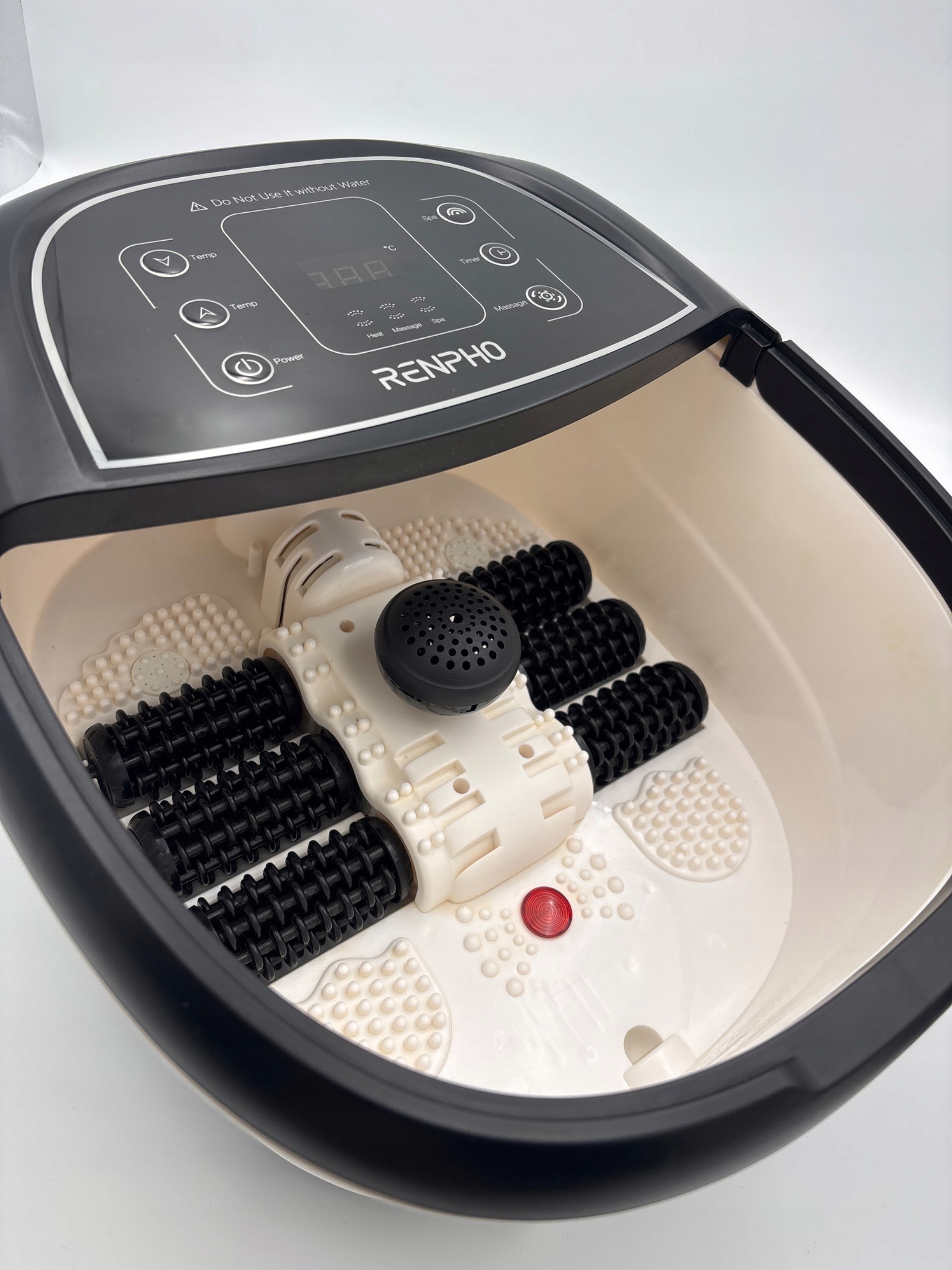 Relaksujący masaż stóp z funkcją podgrzewania