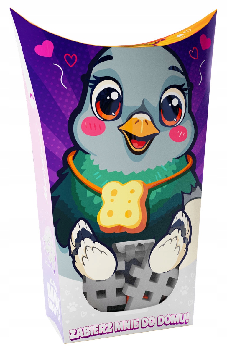 Klocki wafle mini PocketPets Gołąb – Kreatywna zabawa dla dzieci