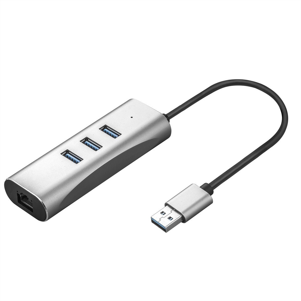 Konwerter USB 3.2 Gen 1 na Gigabit Ethernet + 3-portowy hub USB – Twoje połączenie z siecią