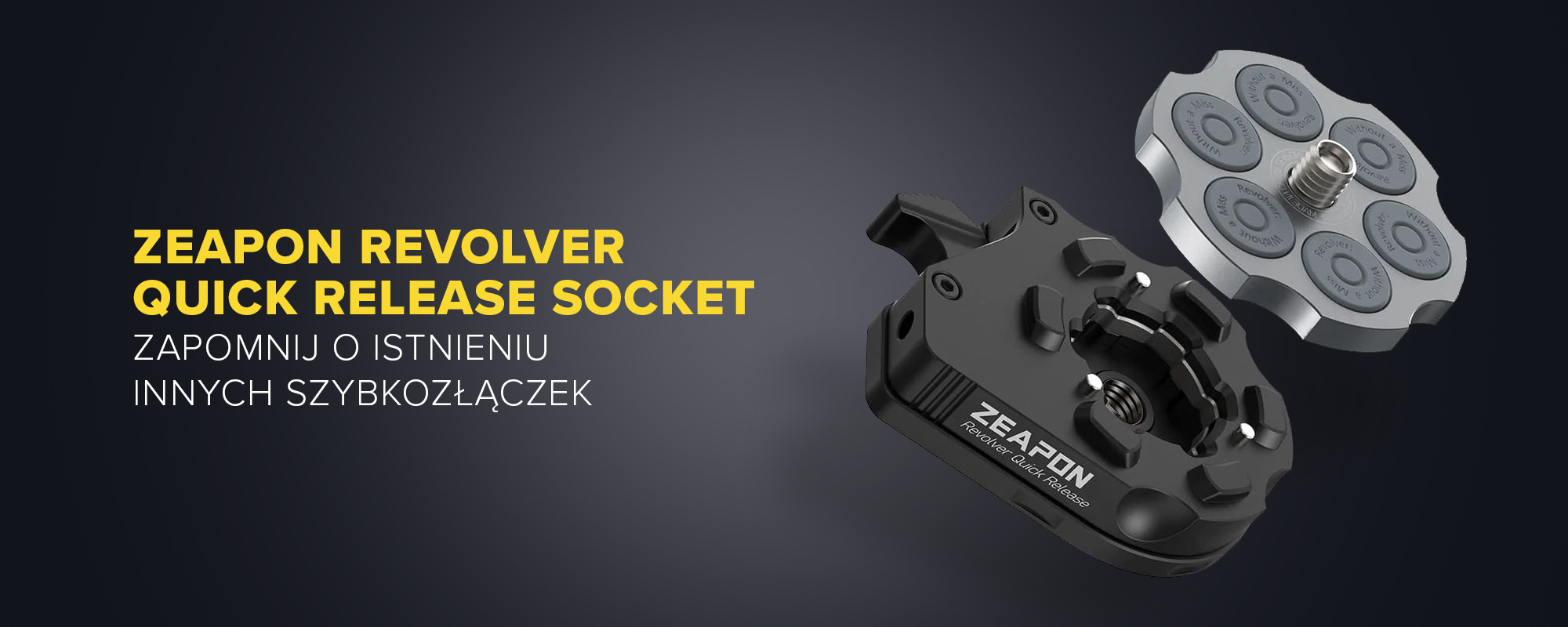 Uchwyt szybkiego montażu Zeapon Revolver Quick Release - Najszybszy rewolwerowiec w mieście