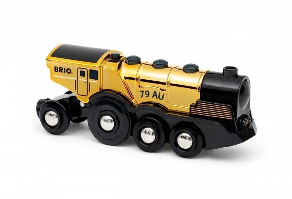 Brio World Złota Lokomotywa Mighty Gold – Zabawka, która zachwyca