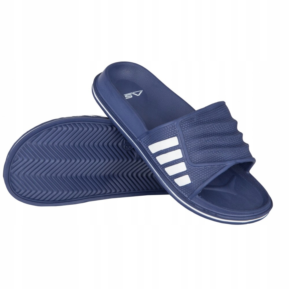 AQUA-SPORT KLAPKI ADISPORT NAVY-WHITE AS98430 ROZMIAR 37 – Idealne klapki na basen i plażę