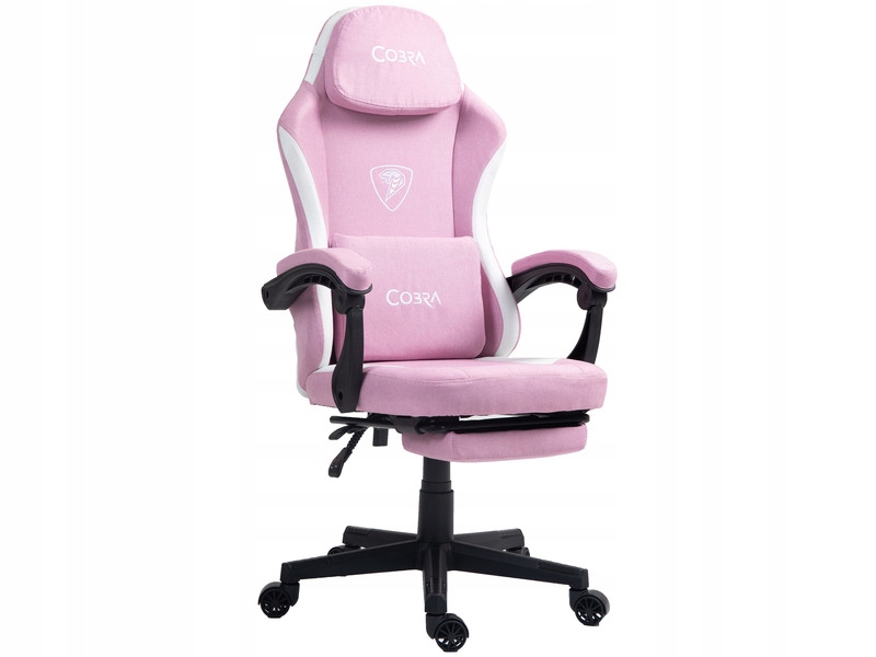 Fotel Gamingowy Player 5.0 CRF54PK Różowy z Podnóżkiem – Komfort i Styl w Twoim Domu