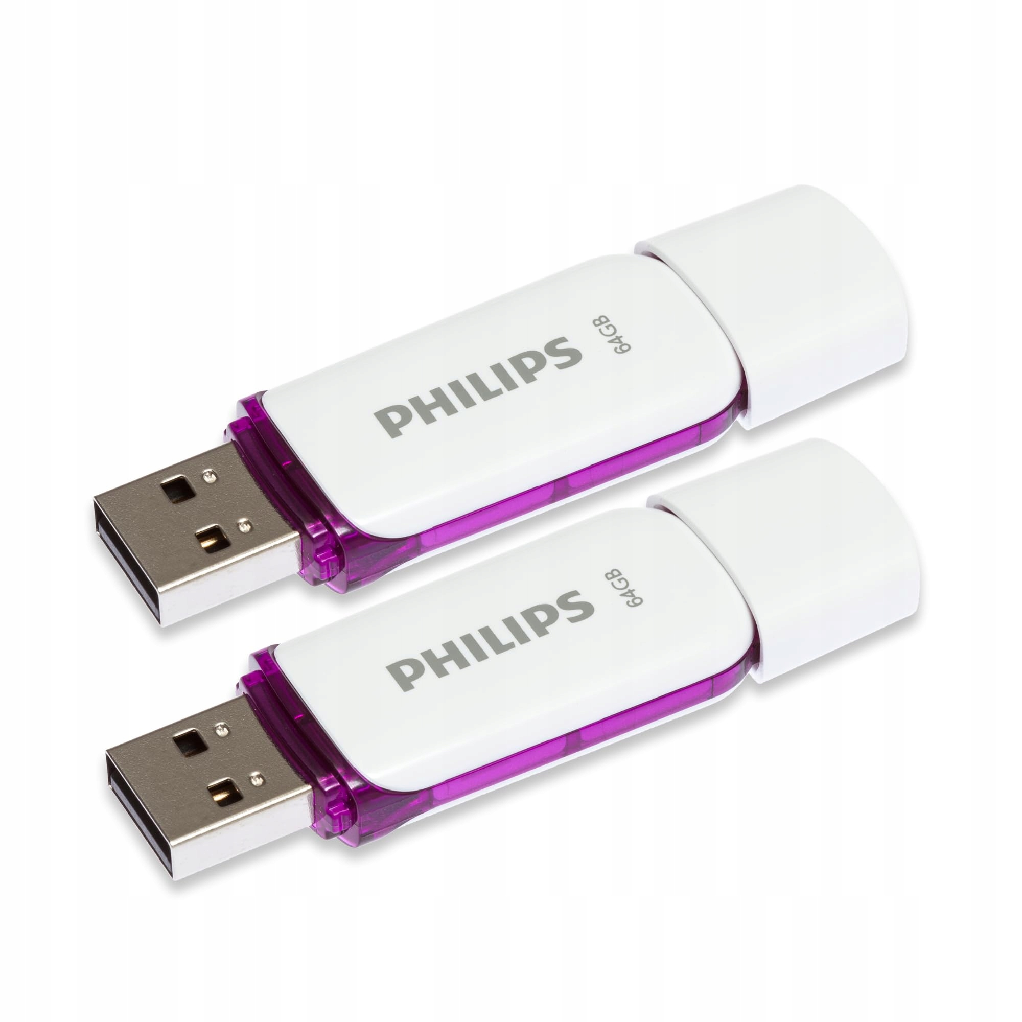 Pendrive Philips USB 2.0 2-Pack 64GB Snow Edition Magic Purple – Stylowy i Praktyczny Nośnik Danych