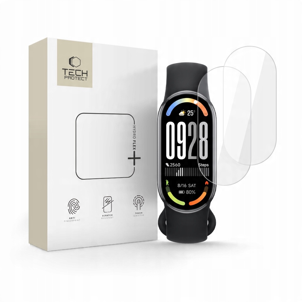 Folia hydrożelowa Tech-Protect Hydro Flex+ do Xiaomi Smart Band 8 / 9 / 10 / NFC – Doskonała ochrona ekranu