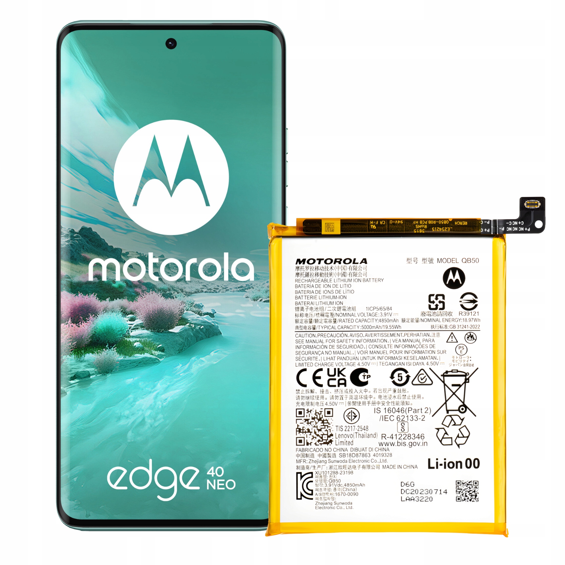 Bateria QM50 do Motorola Edge 40 Neo XT2307-1 – Oryginalna jakość i niezawodność
