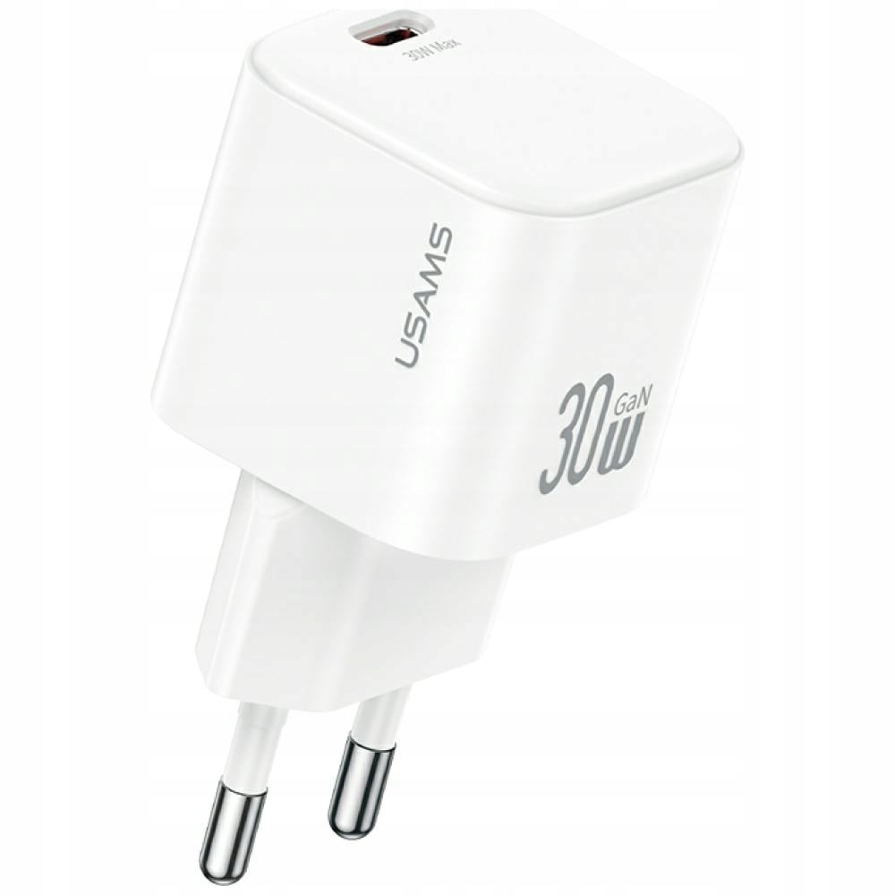 Ładowarka sieciowa USAMS JO Series CC262 30W USB-C + kabel USB-C/Lightning 1m biały – Nowoczesne ładowanie w Twojej kieszeni