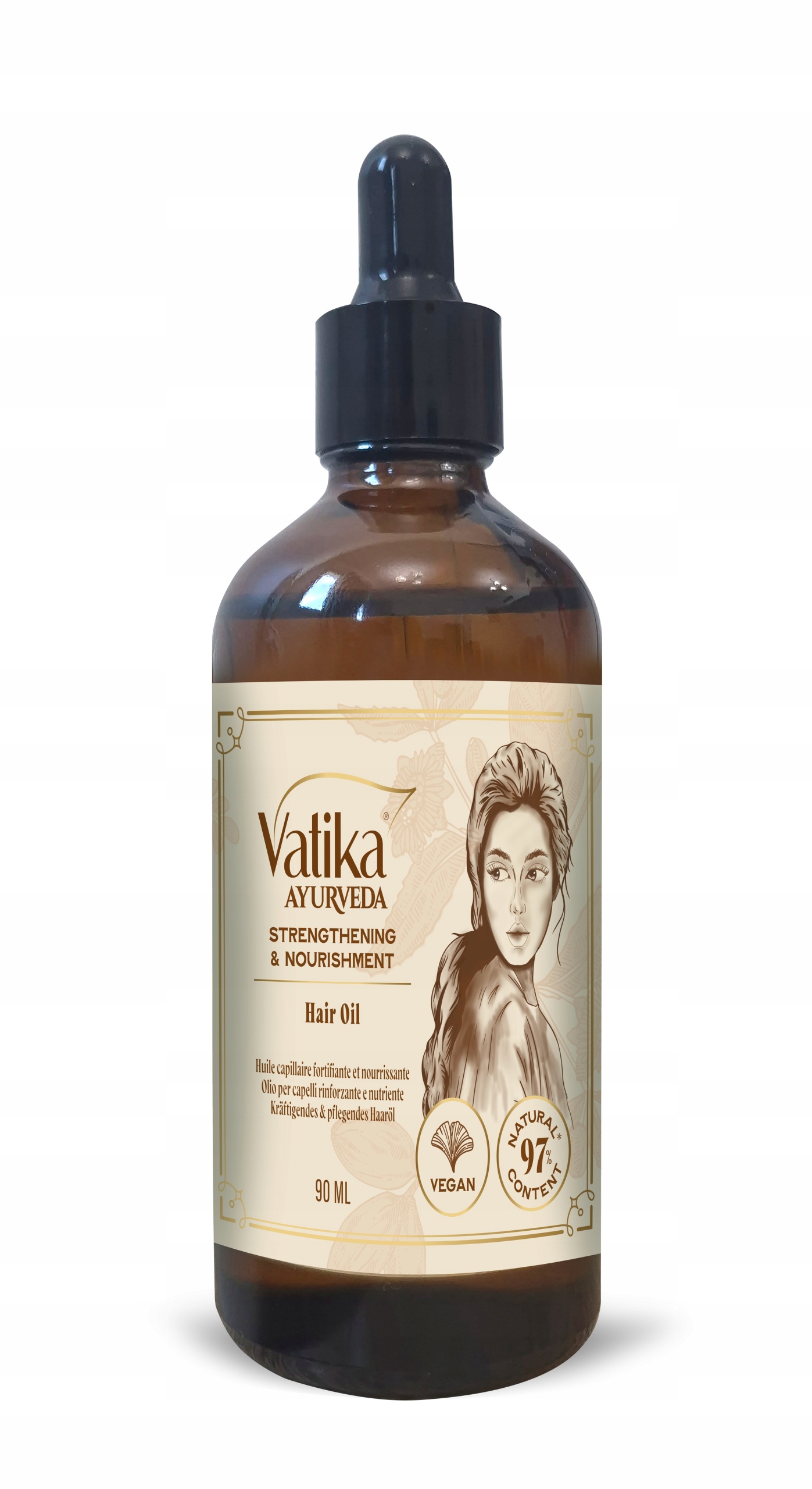 Dabur Vatika Ayurveda Olejek do włosów wzmacniająco-odżywczy* – pielęgnacja dla Twoich włosów