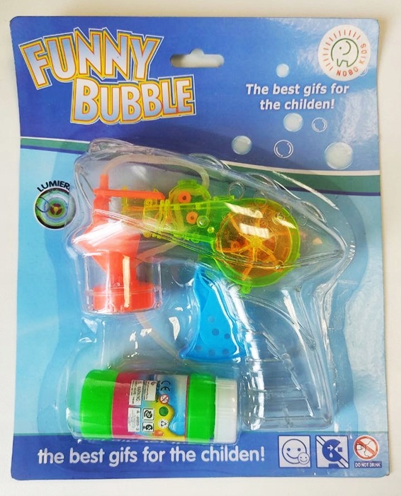 Pistolet na bańki mydlane CH-225339 – Radość zabawy na świeżym powietrzu