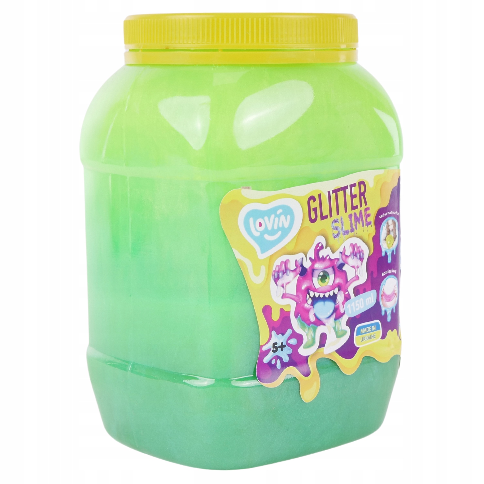 Glutek Slime Mr. Boo Crystal Glitter 1150ml – Kreatywna zabawa dla dzieci