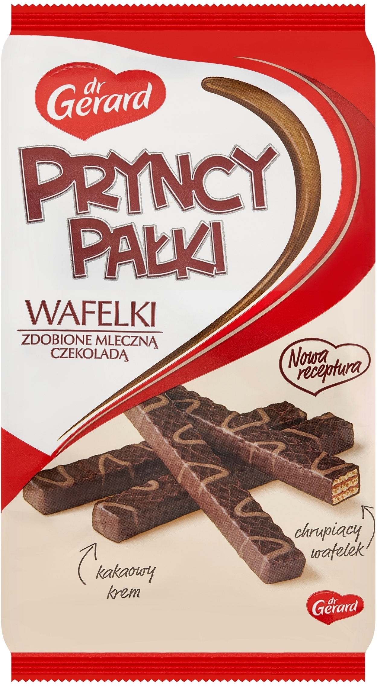 Dr Gerard PryncyPałki Wafelki zdobione mleczną czekoladą – Słodka przyjemność w każdej chwili