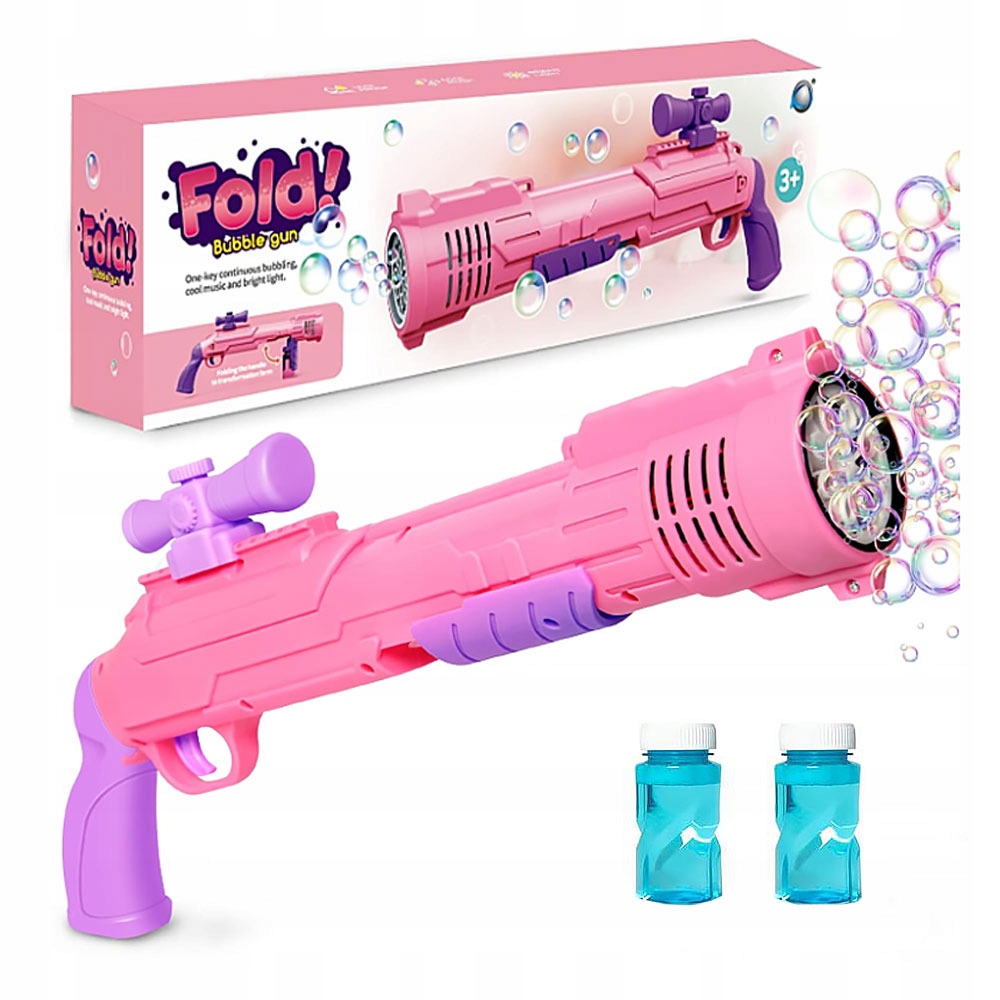 Pistolet Generator Maszyna Do Robienia Bańki Baniek Mydlanych Automat + Płyn – Radość w każdej bańce!