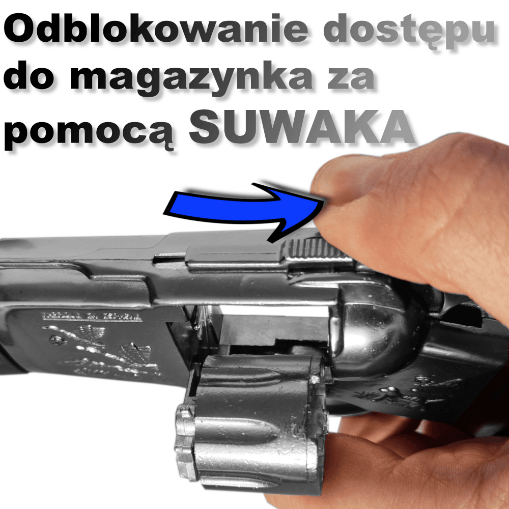 GONHER Metalowa Strzelba Hukowa Na Kapiszony Kowbojska 8 - Strzałowa TOMDORIX