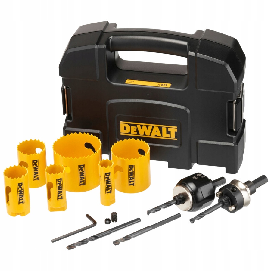 Dewalt DEWALT OTWORNICA ZESTAW 10cz. BIMETAL 20, 25, 32, 38, 51, 64mm EXTREME – Wysokiej jakości narzędzie do cięcia