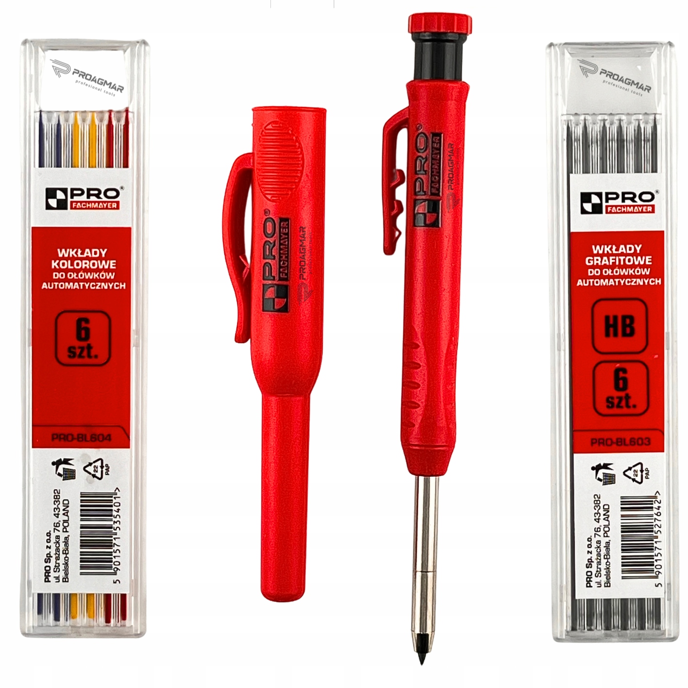 Ergonomiczna Kabura i Wbudowana Temperówka