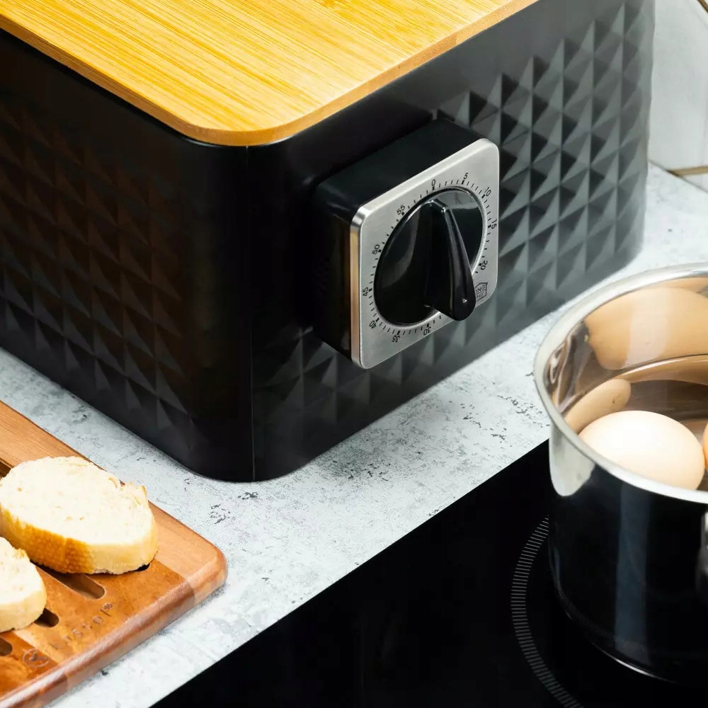 Mechaniczny zegar kuchenny z magnesem – Wygodne odmierzanie czasu