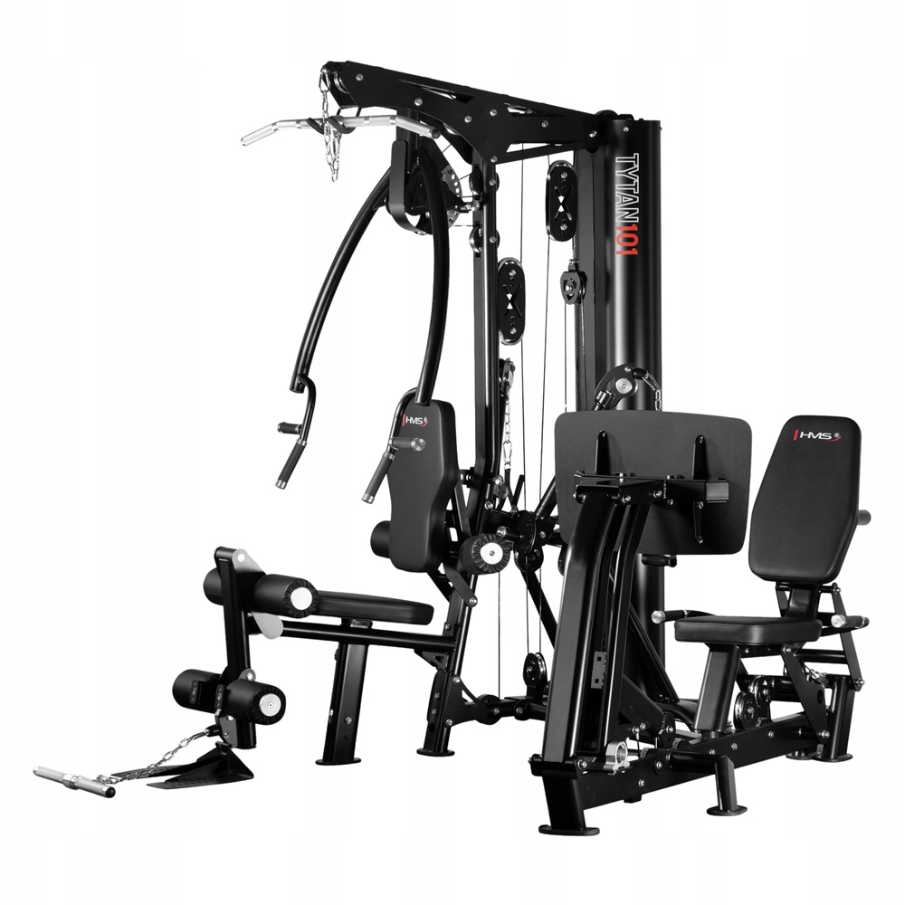 TYTAN 101 ATLAS DO ĆWICZEŃ Z PRASĄ DO NÓG COMMERCIAL – Twój wszechstronny partner w treningu