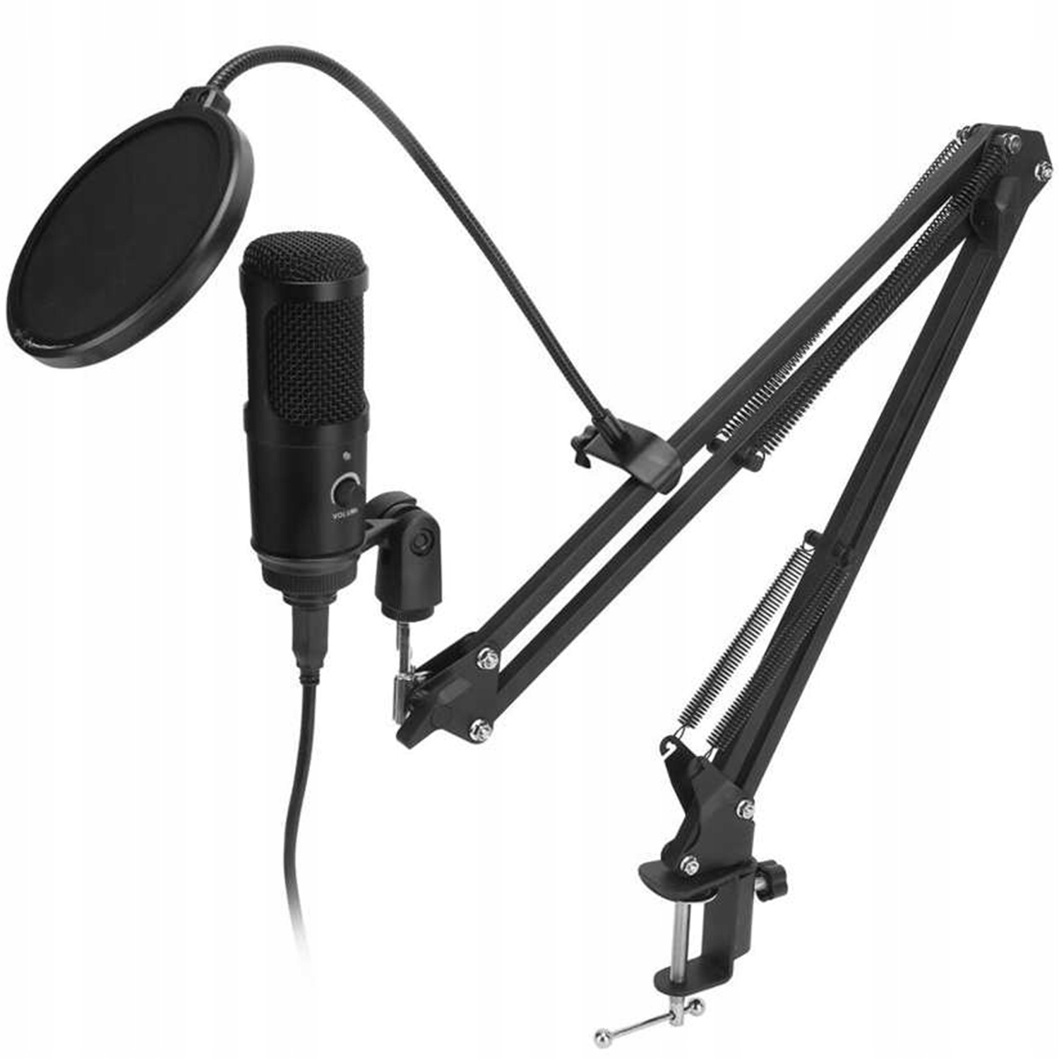 Wysoka jakość dźwięku z filtrem pop