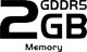 Gigantic 2GB GDDR5 Memory
