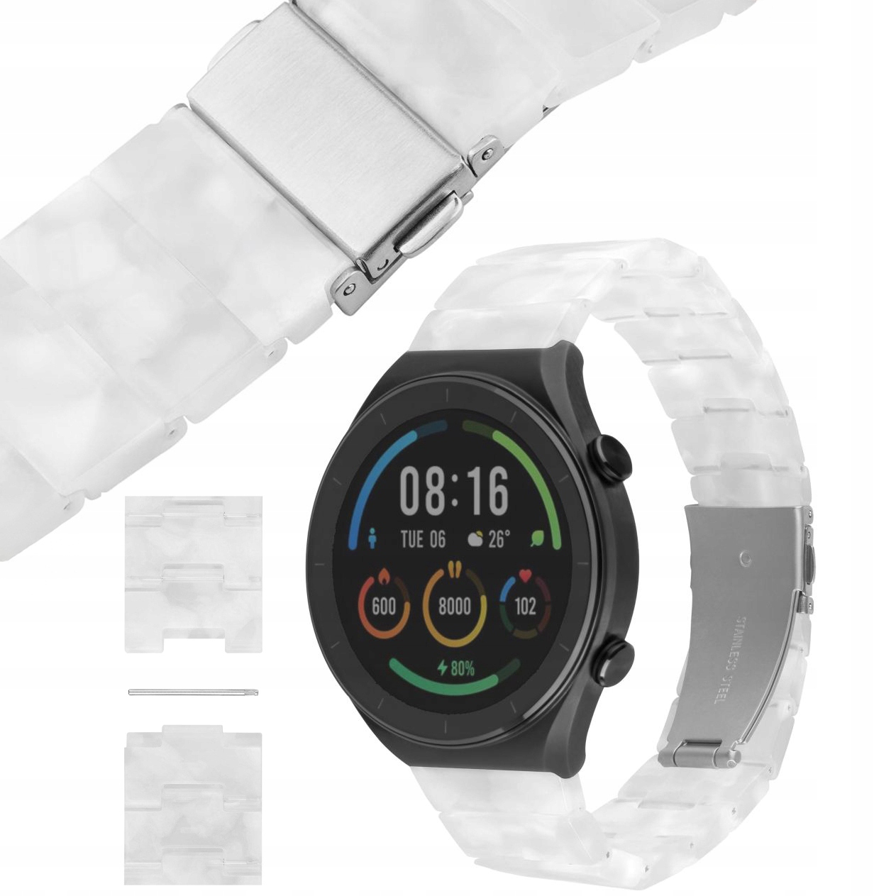 Pasek z żywicy FIXED PasekResinz z zapięciem Quick Release 18 mm – Idealny wybór dla Twojego smartwatcha