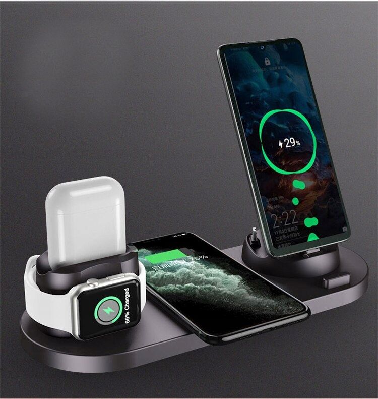 Stacja dokująca QI DO APPLE iPHONE AIRPODS iWATCH Marka inna
