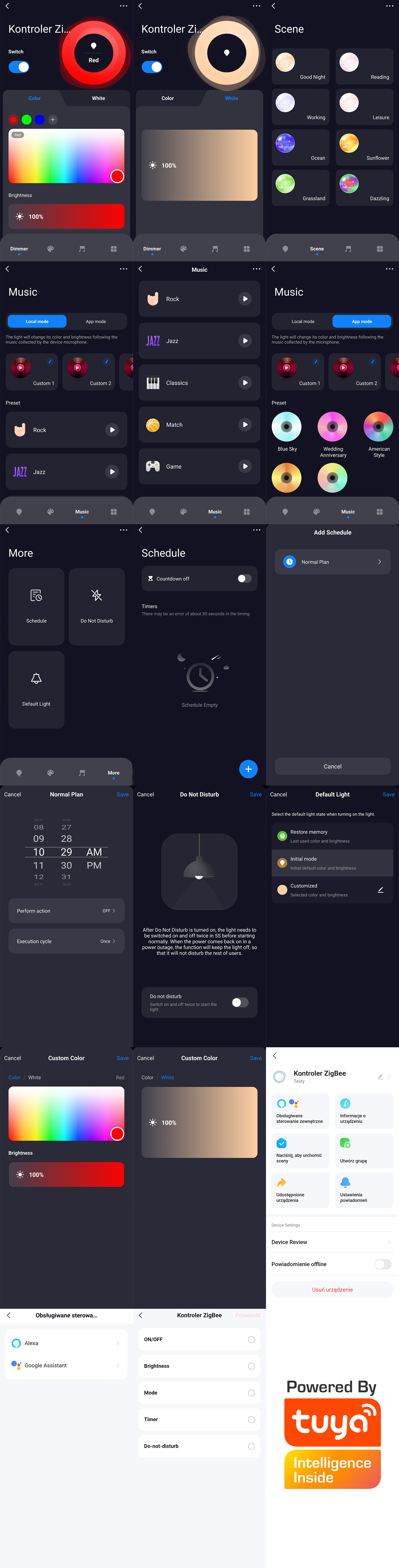 Kompatybilność z aplikacjami TUYA i Philips Hue – Pełna kontrola w Twoim smart domu