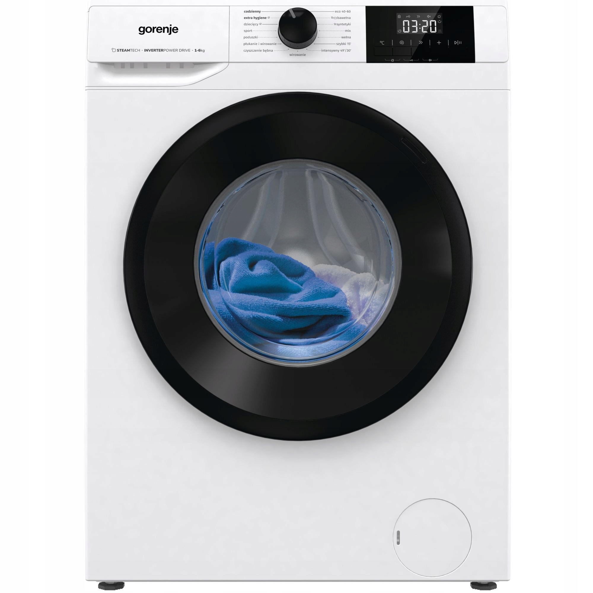 Pralka Gorenje W3NGPI62SBS/PL – Wydajność i nowoczesny design