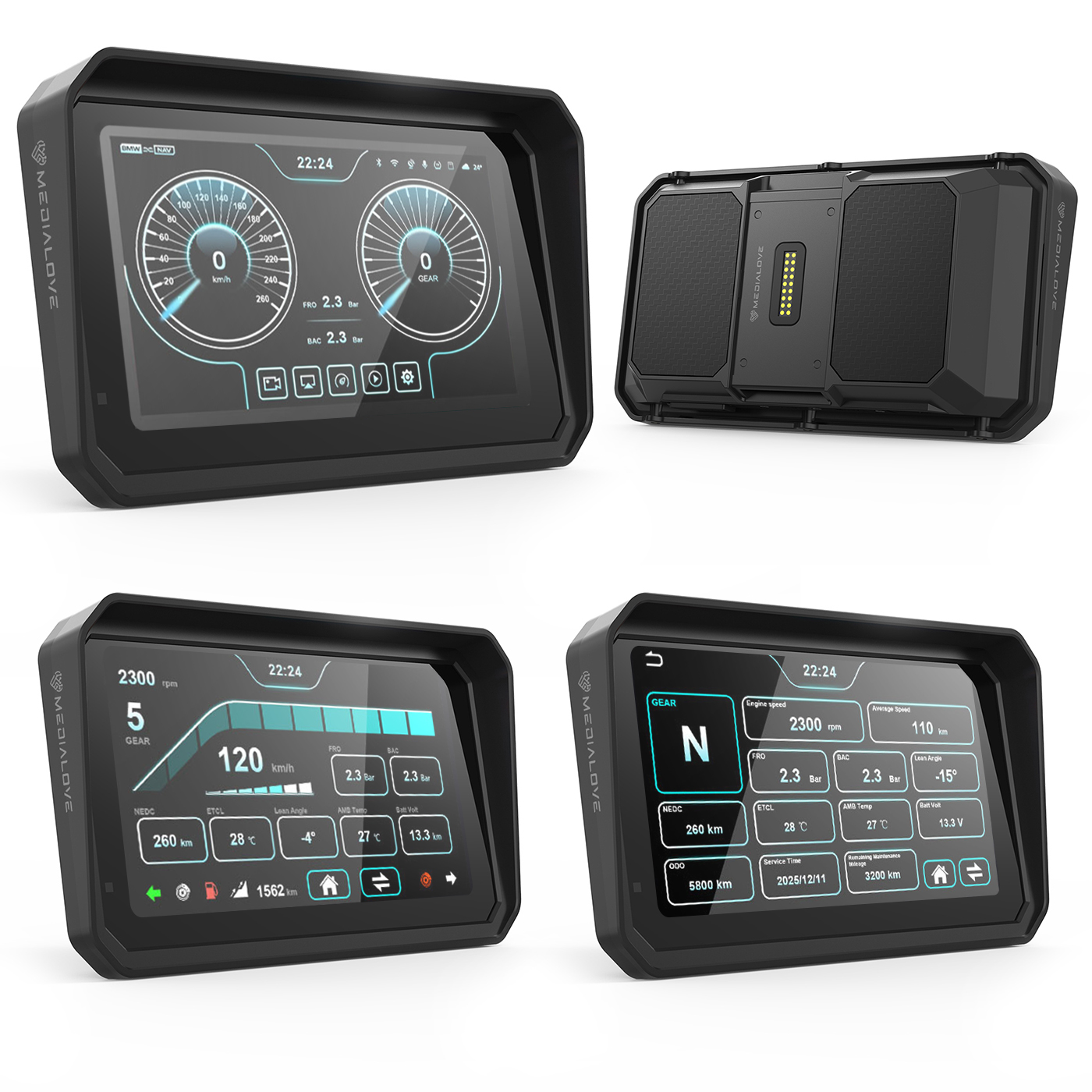 Kamery DVR 1080P i TPMS – Bezpieczeństwo i monitorowanie w czasie rzeczywistym