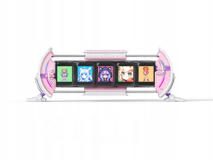 Divoom Times Gate – Różowy wyświetlacz informacyjny Pixel Art