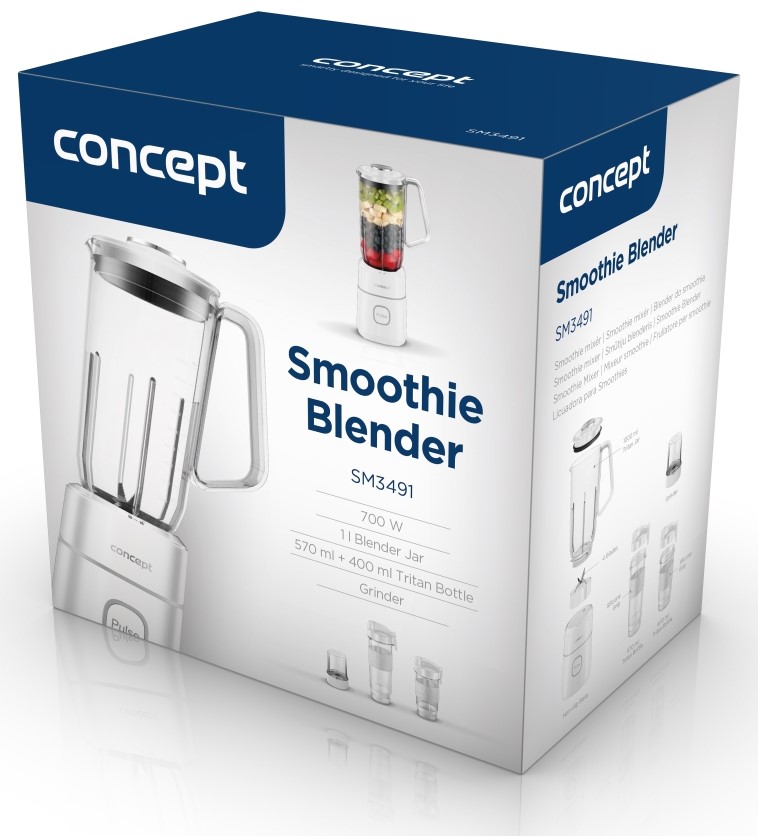 Ekspresowe przygotowanie smoothie dzięki mocy 700 W