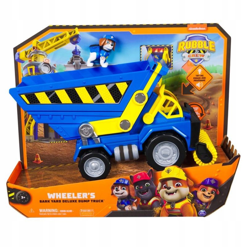 Figurka Spin Master RUBBLE EKIPA POJAZD WHEELER DELUXE 6070126 – Interaktywna zabawa dla dzieci
