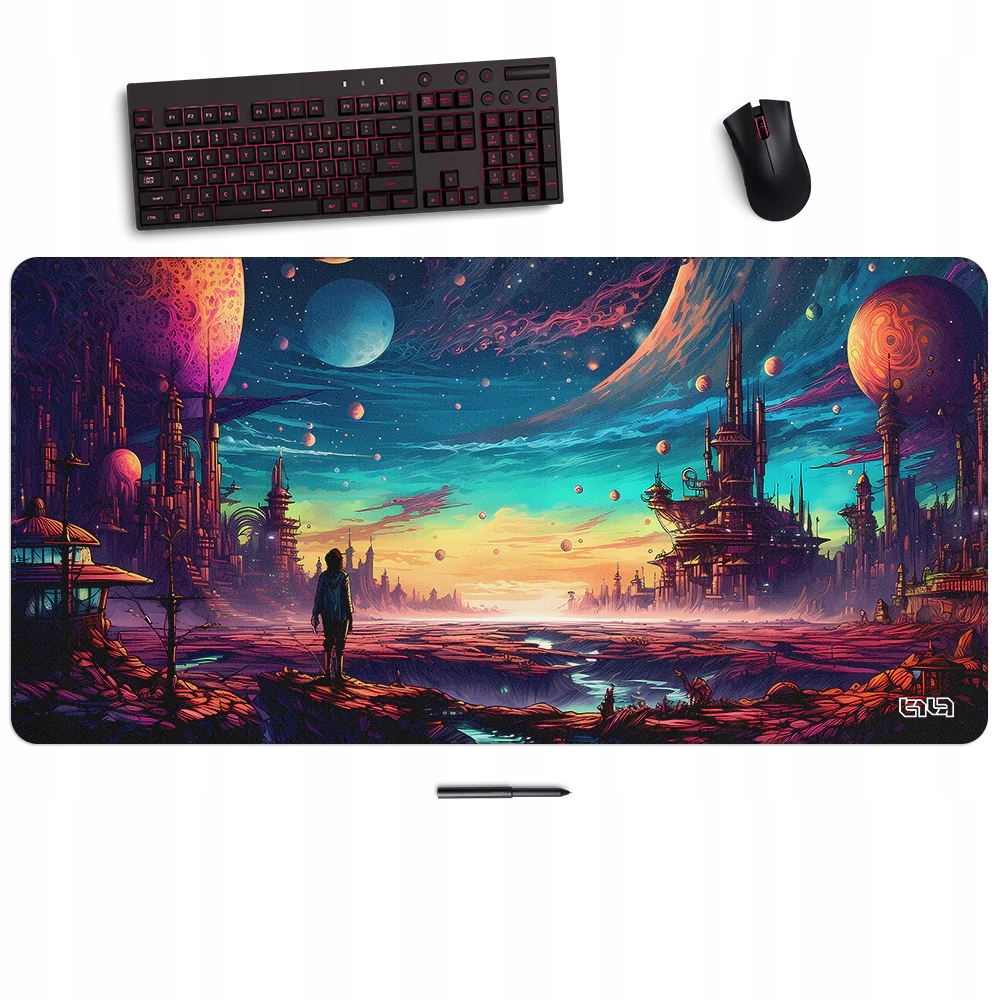 Duży rozmiar 100x50 cm – wolność ruchu w pracy i grze