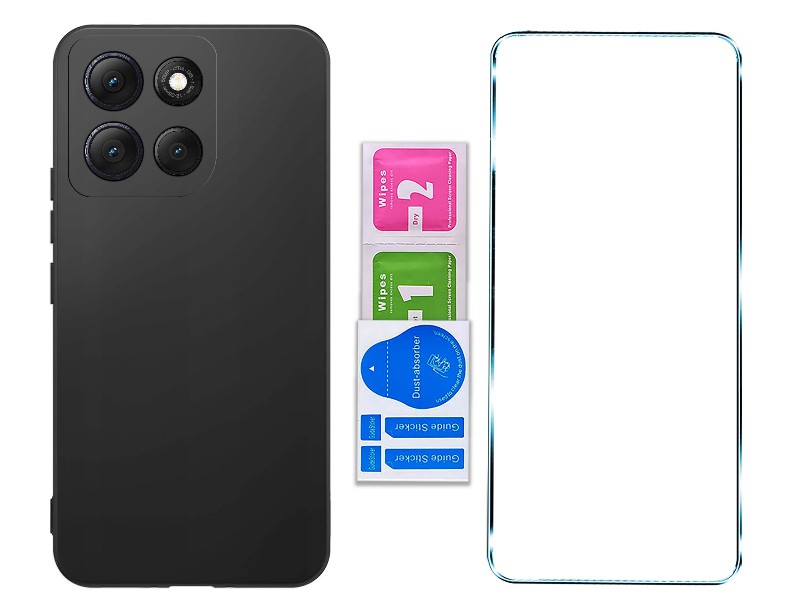 Etui Czarny Matowy Silikon Slim do Motorola G86 Power – Ochrona i styl w jednym
