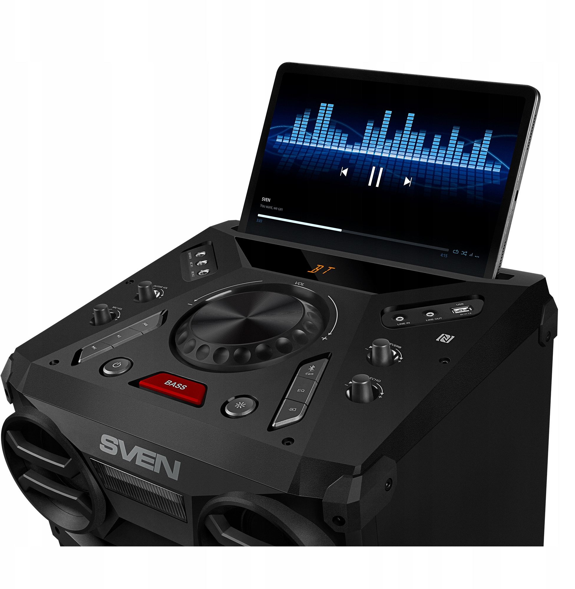 Potężny dźwięk o mocy 1000W