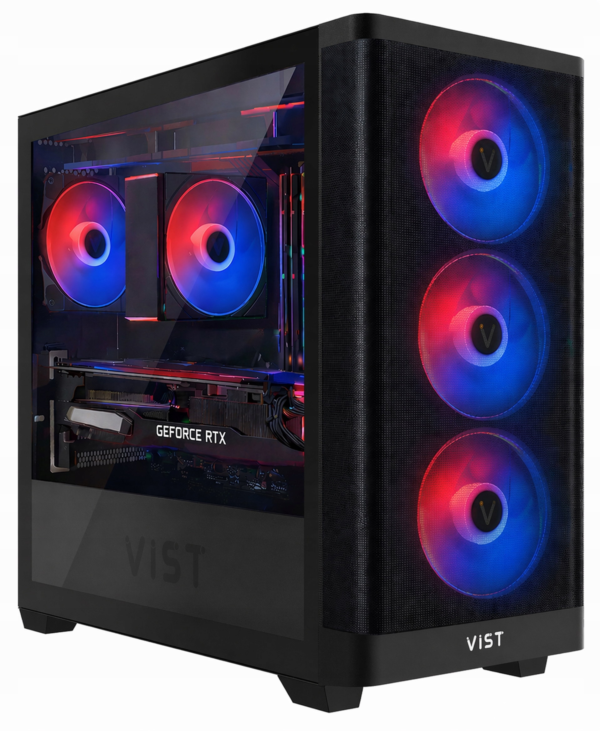 ARGB GAMING Ryzen 7 5700X RX 9060 XT 32GB SSD 1TB WIFI6 BT – Komputer stacjonarny dla graczy