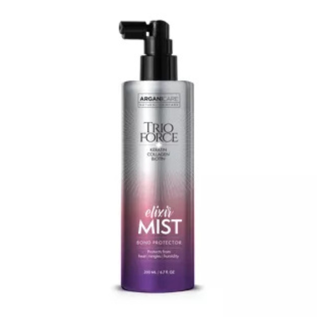Arganicare Trio Force Elixit Mist* – Innowacyjna mgiełka do włosów z ochroną termiczną