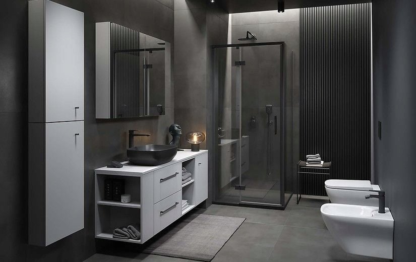 Nowoczesny design w kolorze czarnym