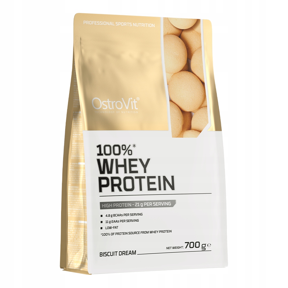 OSTROVIT 100% Whey Protein smak biszkoptowego snu – Idealne wsparcie dla sportowców